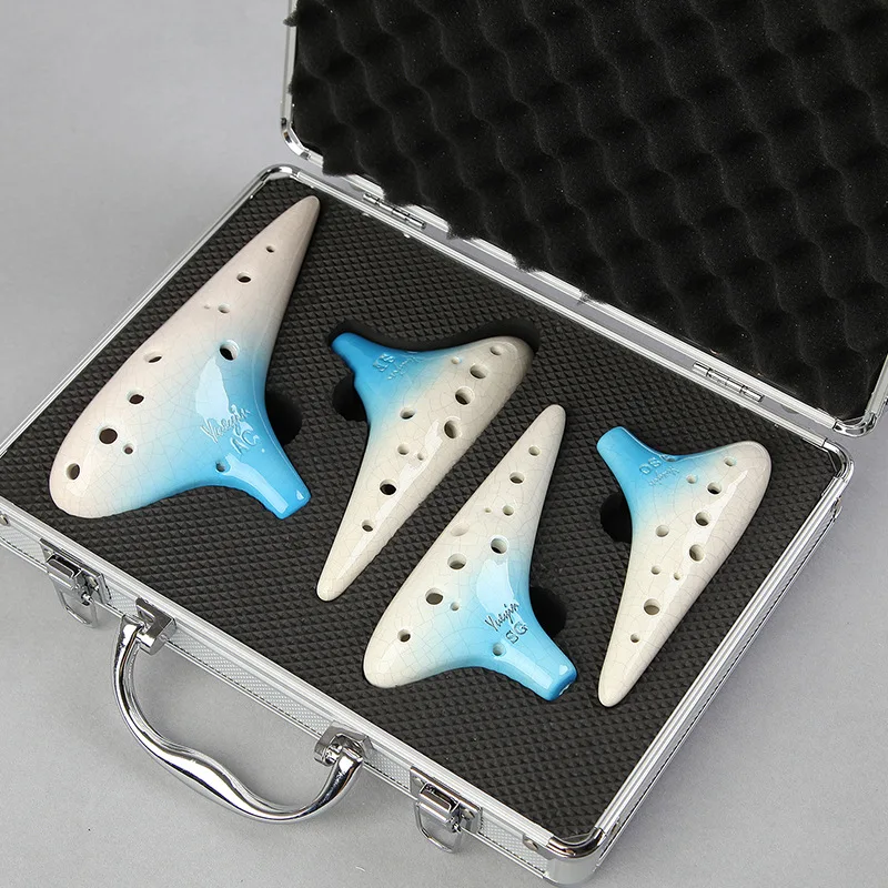 Чехол для телефона SevenAngel с 12 отверстиями высокого качества Ocarina 4 шт./компл. Флейта
