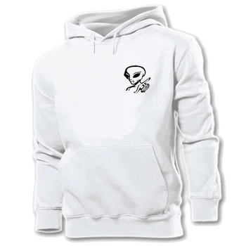 

Fashion Patterned Print Alien Design Unisex Graphic Hoodie Sweatshirt Strings Mens Womens Autumn Winter Hooded Tops Pullover