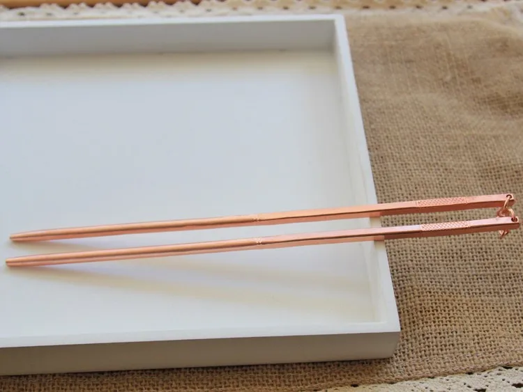 Набор из чистой меди миска ложка палочка ручной работы посуда Предотвращение витилиго