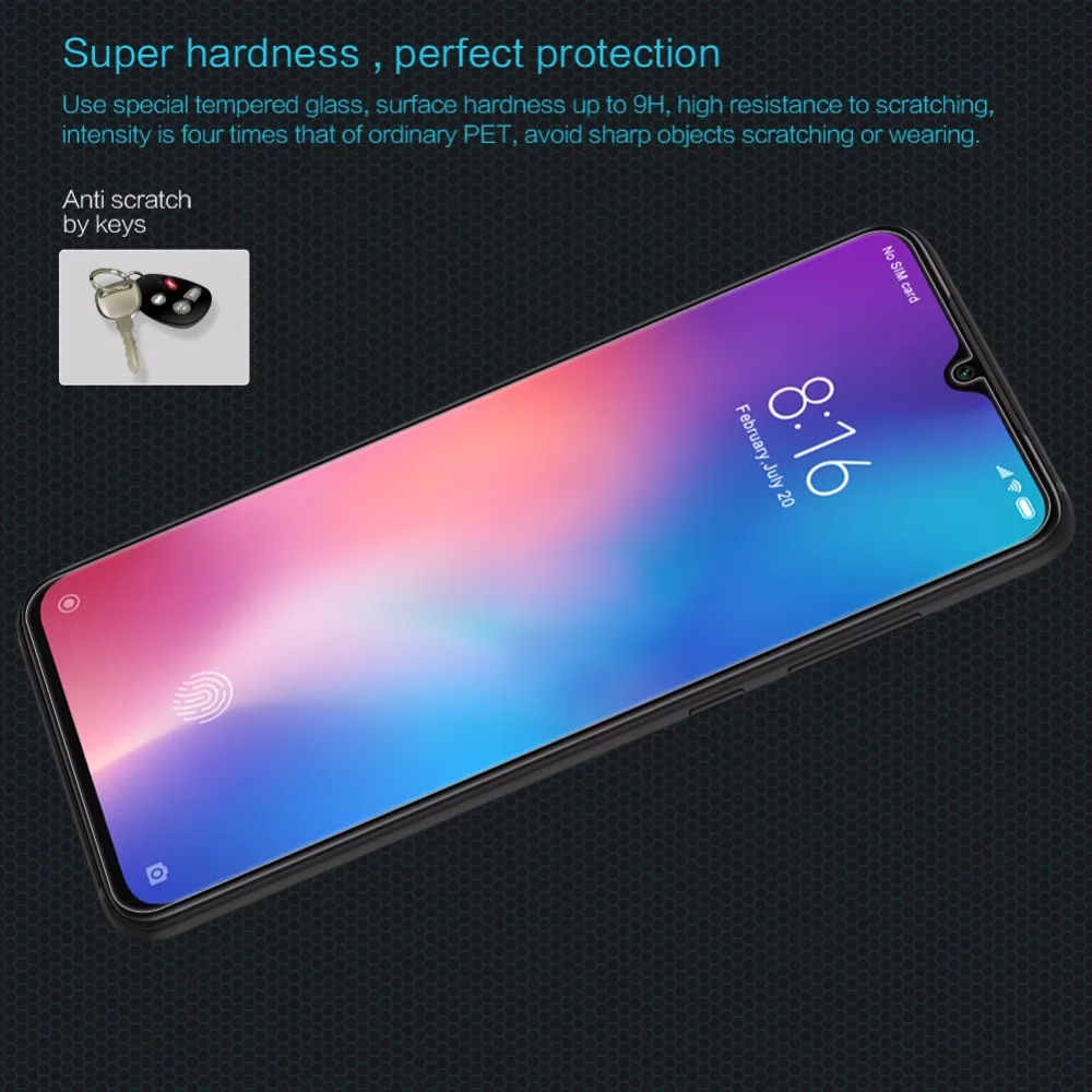 Tempered Glass For Xiaomi mi9 / mi9 Explore Screen Protector NILLKIN Amazing H Nano Anti-burst Protective Film For xiaomi mi 9 Tempered Glass For Xiaomi mi9 / mi9 Explore Screen Protector NILLKIN Amazing H Nano Anti-burst Protective Film For xiaomi mi 9