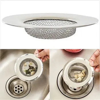 

LINSBAYWU Stainless Steel Bathtub Hair Catcher Stopper Shower Drain Hole Filter Trap Metal Sink Strainer