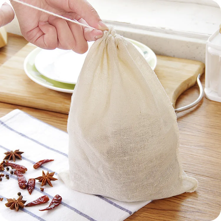 1PCS Drawstring Medicine Cotton Bag, Kitchen Sachet Bag Slag Separation