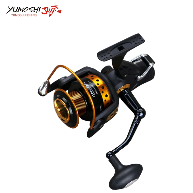 Fiação de Pesca Lidar com 13 + 1bb Metal Spinning Reel Fishing 9000 Esquerda - Direita 4.1: 1 Alta Velocidade Qualidade Carretel 8000 11 Cheap Carretilhas de pesca