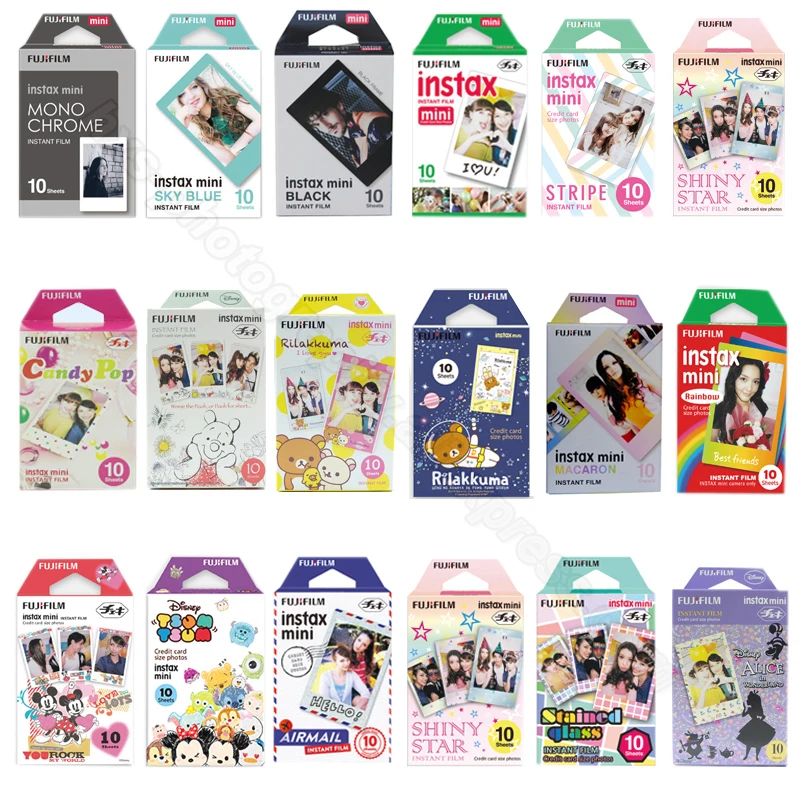 

Original Fujifilm Fuji Instax Mini 9 Instant Color Film For Mini 9 8 7s 70 50 90 25 Camera Share SP-1 SP-2 Printer Polariod 300