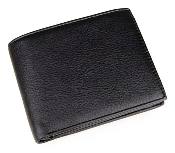 

High Quality 100% Real Cow Leather Wallet For Men Minimalist Credit Card Holder # 8084A