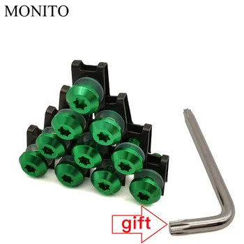 

10 CNC For BMW R1200S R1200ST R1150RT F650CS R1100S R1150R S1000RR Motorcycle Fairing Screws Custom Moto Body Spring Nuts Bolts