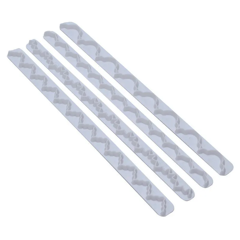 

4Pcs/set Plastic Fondant Cake Embossing Mold Sugar Craft Cookie Cutters Cake Decorating Tools Baking Pastry Mold