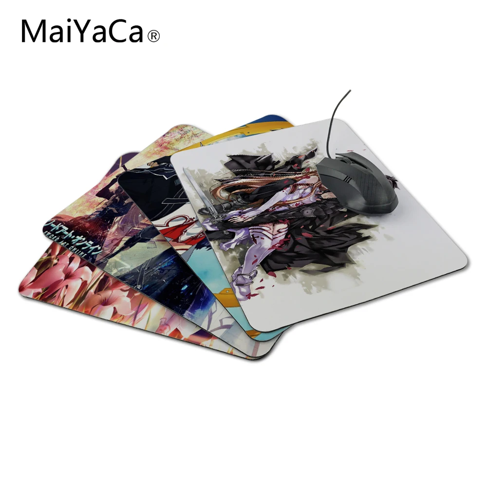

MaiYaCa sword art online sao Computer Mouse Pad Mousepads Decorate Your Desk Non-Skid Rubber Pad 220mmX180mm and 250mmx290mm