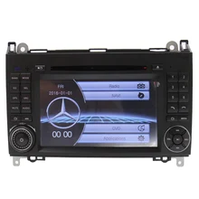 GPS Digital touch screen Car Dvd Player Radio stereo For Mercedes B200 A B Class Reversing Camera Steering Wheel Control USB FM