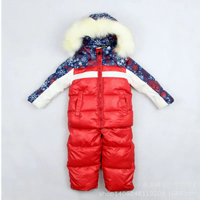 New Brand Children's Winter Clothing Set Boy Girl Baby Kids Ski Suit