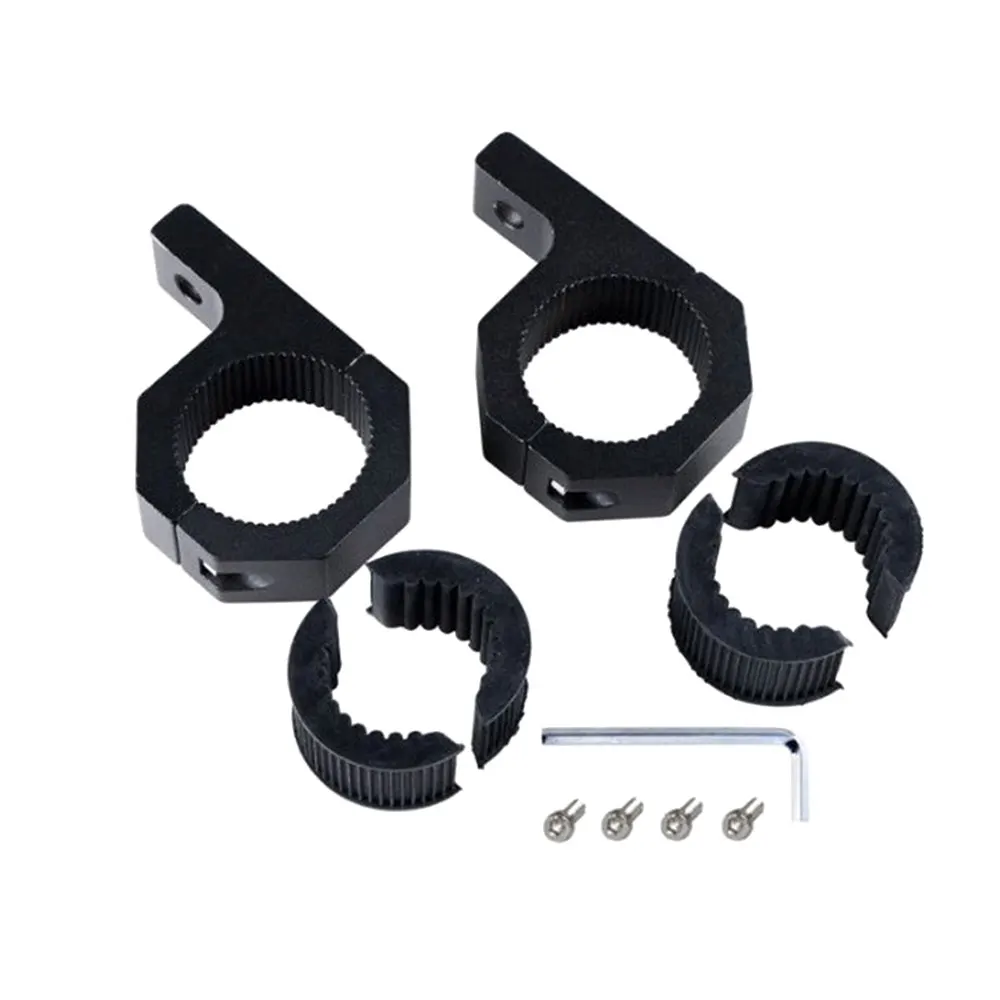 2Pcs/pair 1.5" 2" Bull Bar Bumper Tube Clamp LED Work Lamp Fog Light