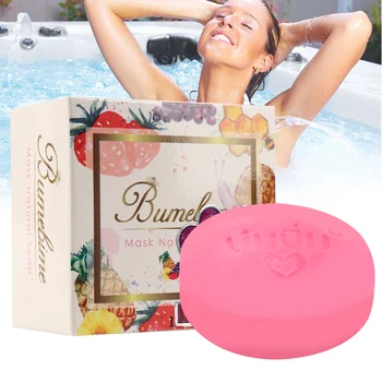 

100g Thai Bumebime Essential Oil Soap Handmade Soap Whitening Soap 100% Gentle Natural Fruit Essential Oils Soap For Bath TSLM2