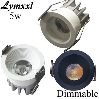 

New Arrival Mini Led Ceiling Downlight 5w Dimmable Led Recessed Spot Light cabinet Lamp AC85-265V OR 12V Led Down Light + Driver