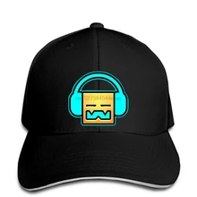 Геометрические наушники, новая бейсболка, Мужская черная 1