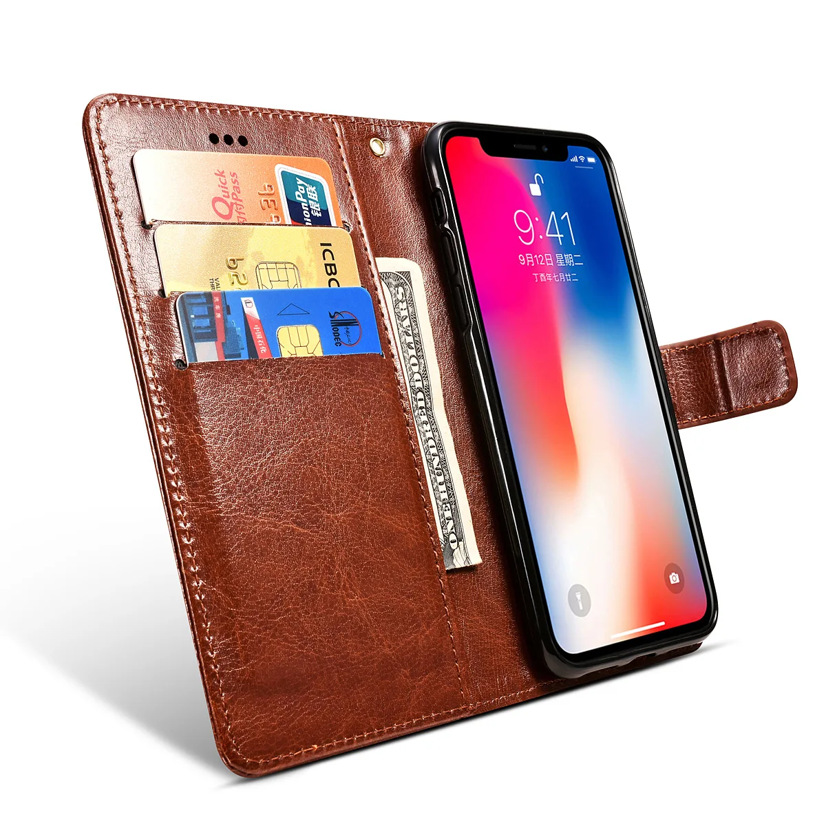 xiaomi leather case Dành Cho Xiaomi POCOPHONE F2 Bao Toàn Cầu POCO F2 Ví Bao Da Bảo Vệ Ốp Điện Thoại Dành Cho Xiaomi Nồi Cơm Điện Từ Poko Pocofone f1 xiaomi leather case case