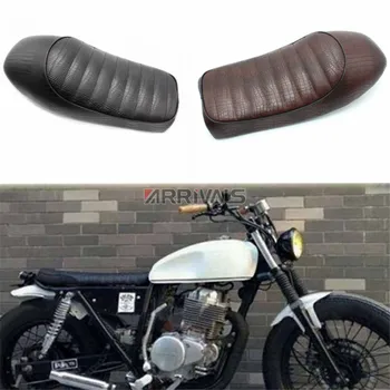 

Motorcycle Hump Crocodile Leatherette Saddle Cafe Racer Tracker Vintage Seat Cushion For Honda CB200 CB350 CB400 CB500 CB550 CB7
