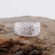 Круговое полое оптовое посеребренное кольцо 925 модное ювелирное серебряное кольцо 925sterling-silver WGYUTEBV