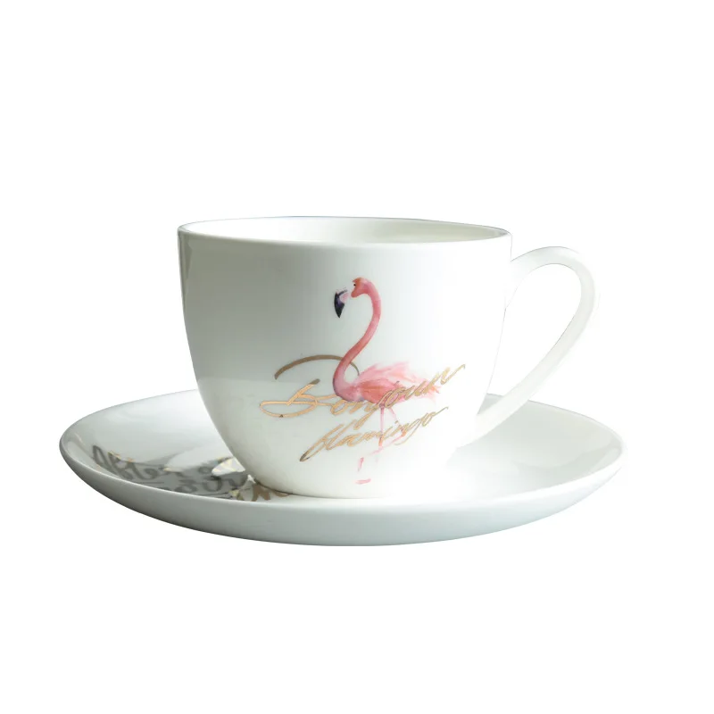 SweetLifeIdea Ceramic Flamingo 21.oz Large Coffee Mug Tea Cups with Large Flamingo Handle Gift Idea