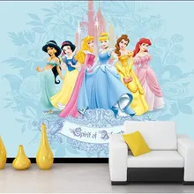 Пользовательские 3D фрески, красивый сладкий мультфильм принцесса гостиной диван ТВ стены Детская спальня обои