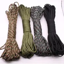 31 м 7 ядер спасательная веревка Военные правила Парашютная веревка альпинистский спасательный канат для кемпинга и пеших прогулок 31 м/комплект