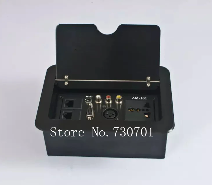 high quality Desktop Hidden Lan Outlet lipe Up For Conference system RCA HDMI rj45 Canon socket | Электроника