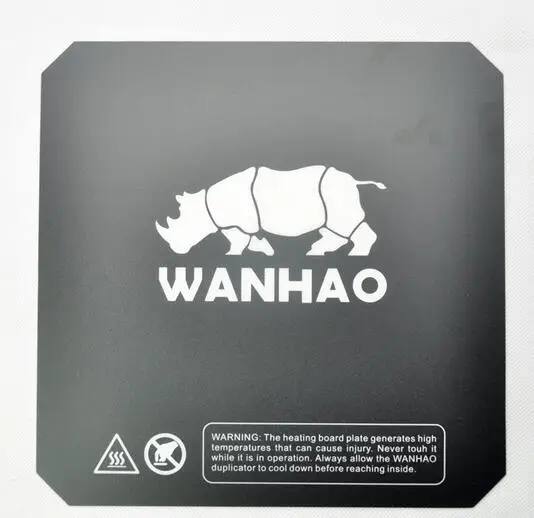 

Wanhao 3D plateform builder with Wanhao logo for i3 series 3D printer 220