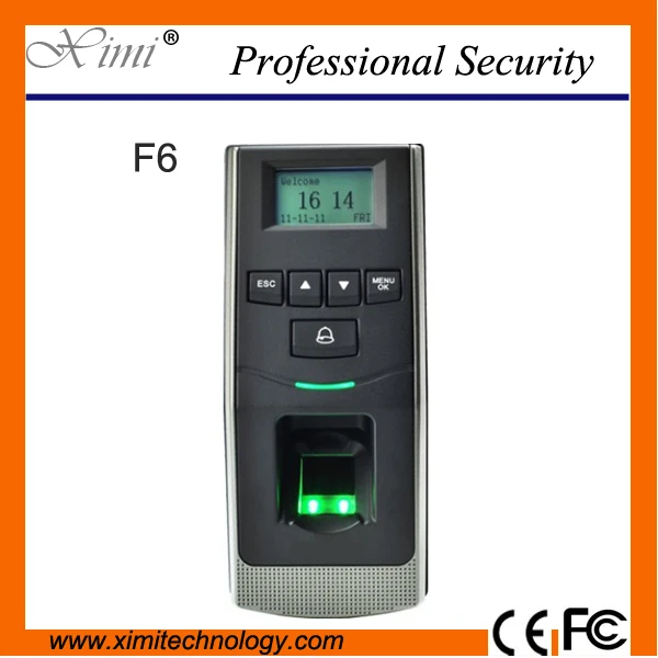 

Free Shipping F6 Biometric Door Lock TCP/IP Communication Fingerprint Access Control Door Access Control System