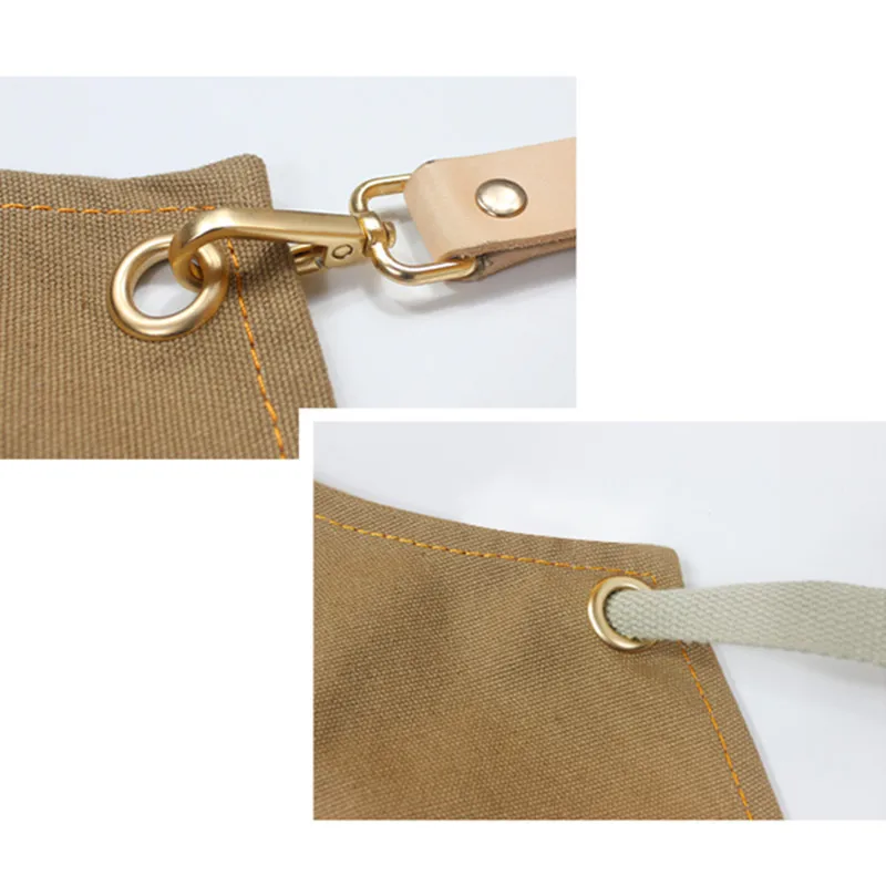Canvas Apron Crossback Cotton Straps E15-9