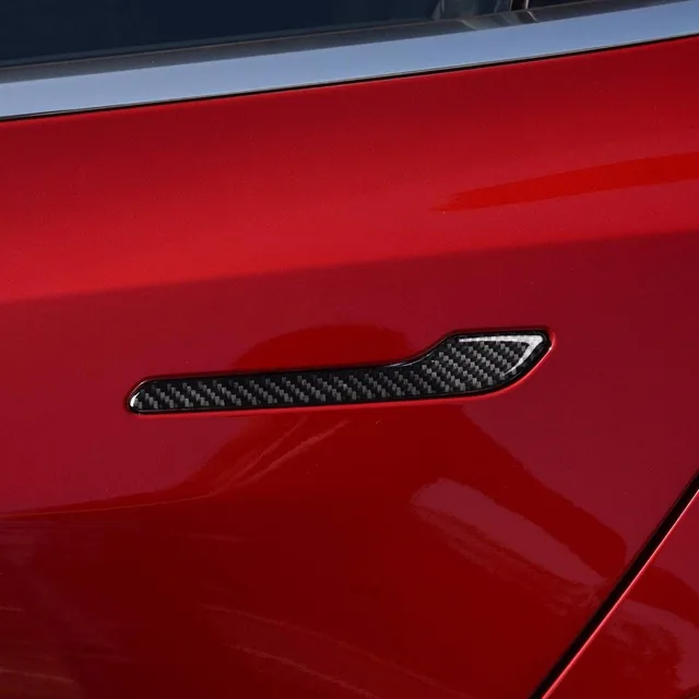 Carbon Door Handle Wrap Set Tesla Model 3 4 Pieces Order Online