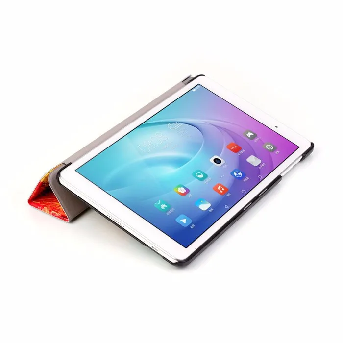 100 шт. искусственная кожа Стенд чехол для Huawei MediaPad T2 10.0 Pro fdr-a01l fdr-a01w fdr-a03l 10." Планшеты+ экран протектор