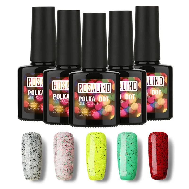 

ROSALIND 10ML Candy Gel Nail Polish Nail Art Gel Polish UV LED Gel Polish Nail Manicure Varnishes gel lacquer