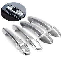 8Pcs Left Driver ABS Chrome Side Door Handle Covers Trim For Mercedes-Benz B/C/E/GLK/ML/CLA-Class W246 W204 W212 X204 W166 W117 автомобильное зеркало cla glk abs