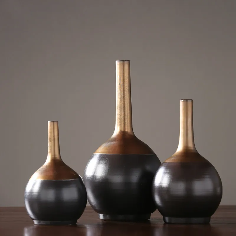 

Simple Ceramic Vase Decoration Creative Home Flower Arrangement Designer Soft Decoration Light Luxury Decoration