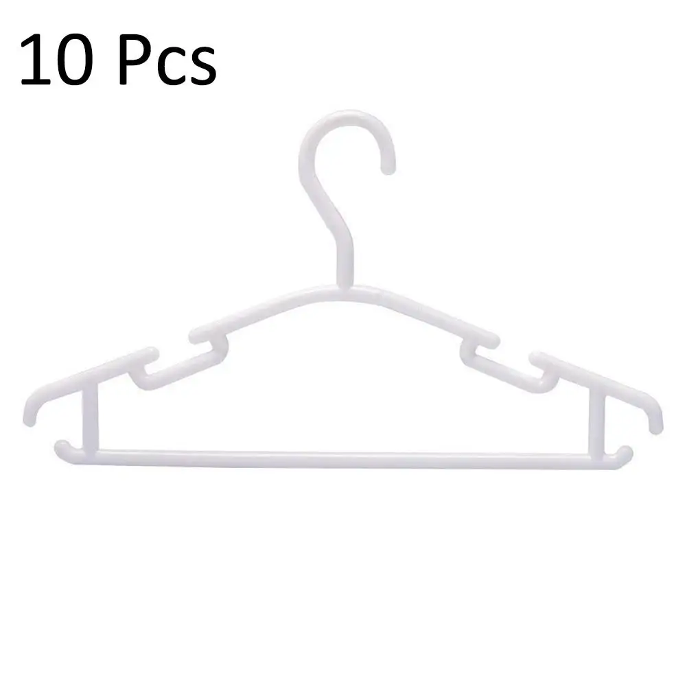 10 шт. детские вешалки PP пластиковые вешалки для одежды Нескользящая противоскользящая одежда для детей - Цвет: 1