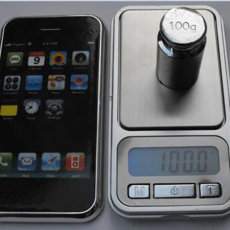 Мини цифровые весы многофункциональные карманные весы портативный телефон дизайн стиль нержавеющая Взвешивание платформа Подсветка ювелирные весы