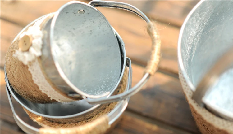 Metal Pot Garden Vintage Contryside (15)