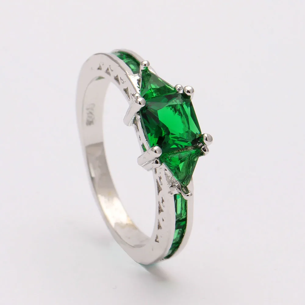 Женское винтажное обручальное кольцо с светильник анитом 10 карат|cz rings|wedding rings for