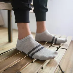 Hot Sale 1 Pair Unisex Men & Women Socks Comfortable Stripe summer thin Breathable Cotton Sock Slippers Short Men's Ankle Socks Hot Sale 1 Pair Unisex Men & Women Socks Comfortable Stripe summer thin Breathable Cotton Sock Slippers Short Men's Ankle Socks