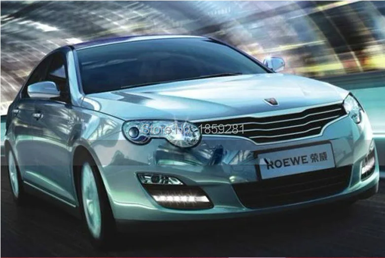 2009~ 2013 год для Roewe 550 дневной светильник автомобильные аксессуары светодиодный DRL головной светильник для Roewe 550 противотуманный светильник