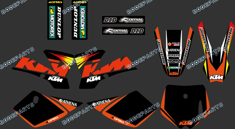 

DST0252 New style Team 3M DECALS STICKERS Graphics Kits for KTM SX50 50CC 50 50SX FOR KTM50 2002 2003 2004 2005 2006 2007 2008