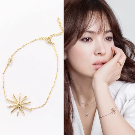 Song Hyekyo Fashion Woman Bracelet 16 Korean Drama Descendants Of The Sun Song Hye Kyo Flower Bracelets K Pop Song Joong Ki Women Bracelet Bracelet Resinwomen Bags Brand Name Aliexpress