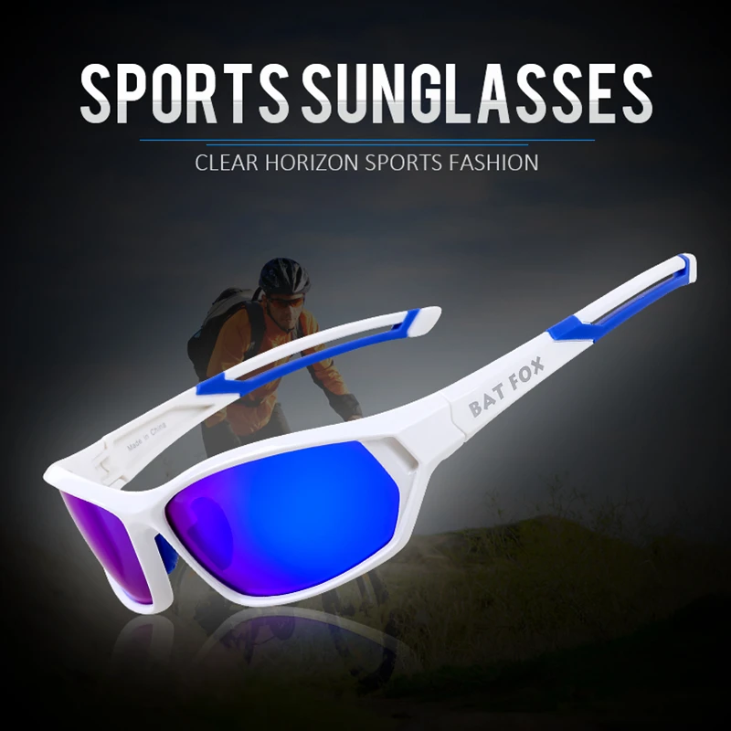 BATFOX поляризованные велосипедные очки TR90, уличные спортивные велосипедные солнцезащитные очки для мужчин и женщин, велосипедные очки Gafas Ciclismo