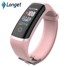 Longet фитнес-трекер M4 кровяное давление Водонепроницаемый умный браслет напоминание о звонках калории смарт-браслет спортивные часы для iOS