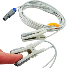 6pins, 3 м/10ft ветеринарный SpO2 Сенсор Совместимость Mindray MEC-2000, PM7000 подходит для животных