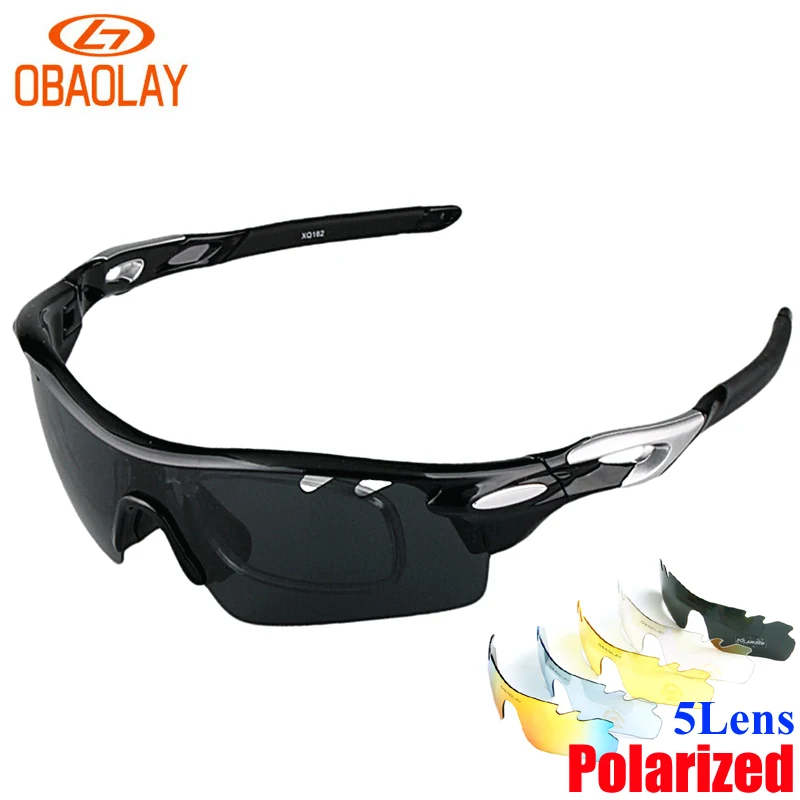OBAOLAY Polarized Cycling Sunglasses Men 2017 Radar EV Pitch Ciclismo