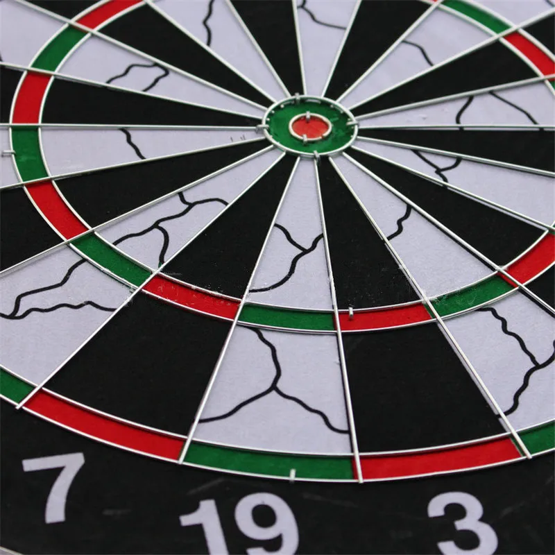 12 дюймов Dartboard утолщение Флокирование двухсторонние Дартс цель профессиональные