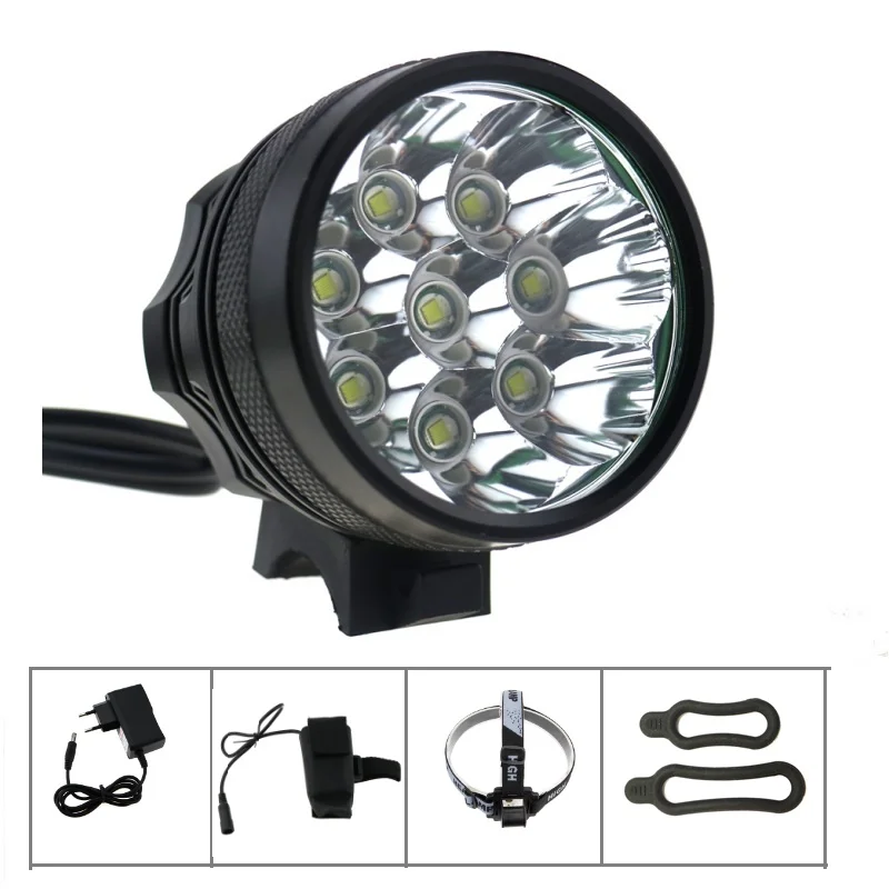 10000Lumen 3x XM-L T6 LED 4-Modes Bike Bicycle Cycling Torch Headlight Lamp