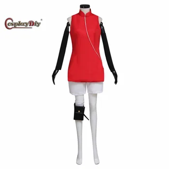 

Cosplaydiy Hot Anime Naruto Sakura Haruno Cosplay Costume For Adult Women Girl Halloween Carnival Outfit Custom Made J5