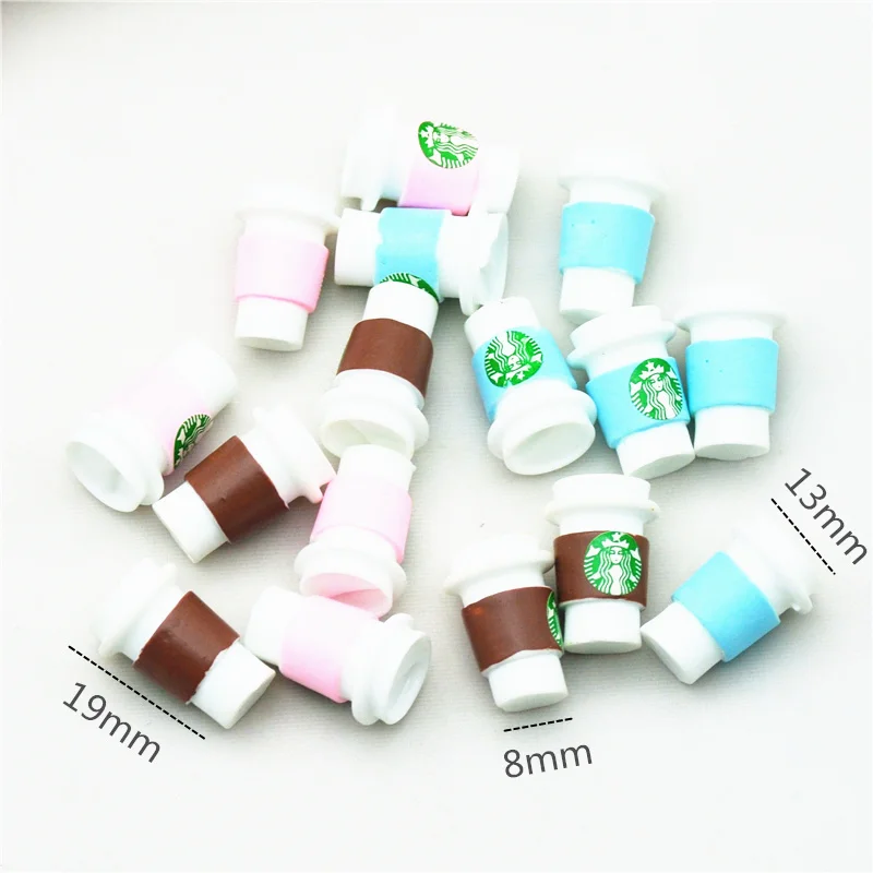 

19MMX13mm 12PCS 3D Resin Coffee Cup Cabochon|Coffee Up miniatures|HOME DIY Miniatures|Resin Milk Tea Cup Cabochons