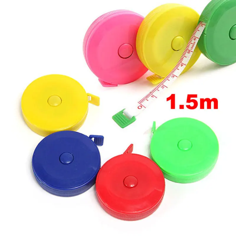 150CM Roulette Measuring Tape Measure Retractable Colorful Portable Ruler Centimeter inch